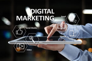 digital marketing services showing picture